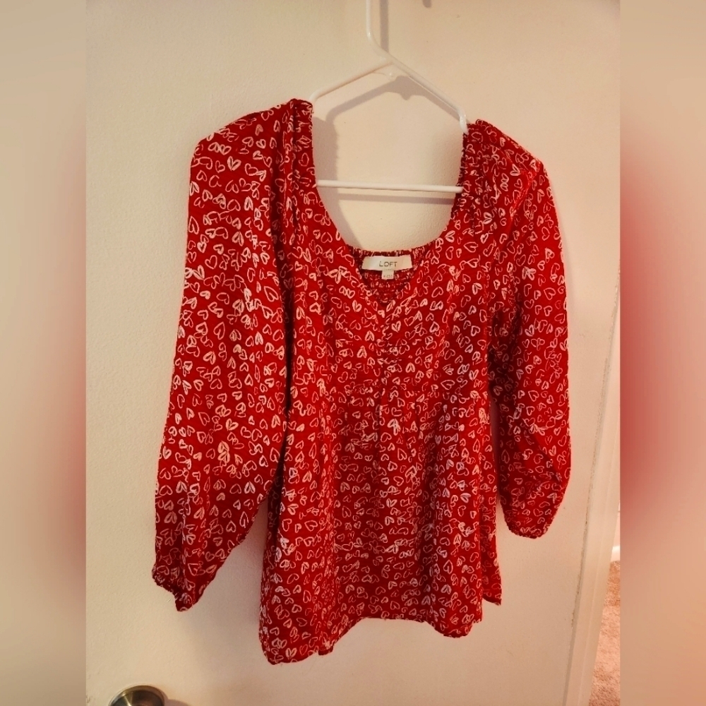 Sweetheart Neck Blouse